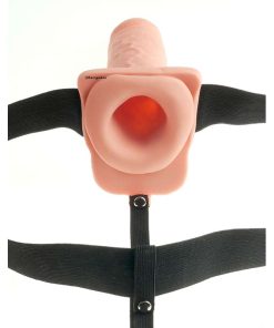 Fetish Fantasy Rechargeable Strap-On Dildo With its Hollow Dildo