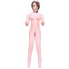 Soccer mom blow-up doll blown up and standing on a white background