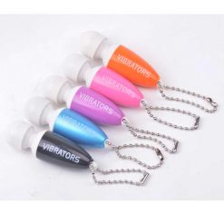 Five different colours of the Mini Wand Massager With Chains