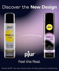 Pjur Analyse Me Relaxing Silicone Anal Glide New and Old Bottle, discover the new design