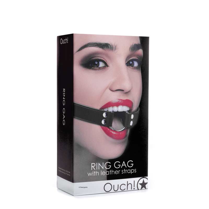 Shots Ouch Ring Gag Outer Box.