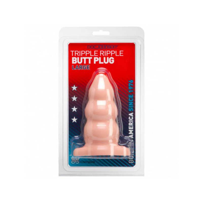 Triple Ripple Butt Plug Outer Packet.