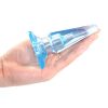Blue Anal Butt Plug in someones hand