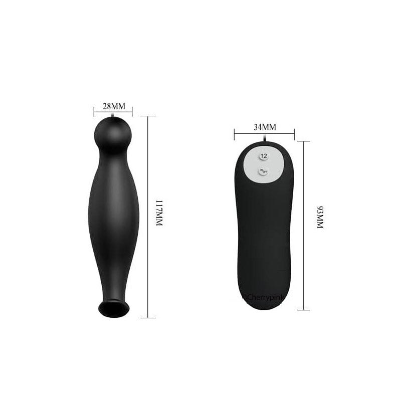 Pretty Love Special Anal Plug Stimulation showing the sizes.