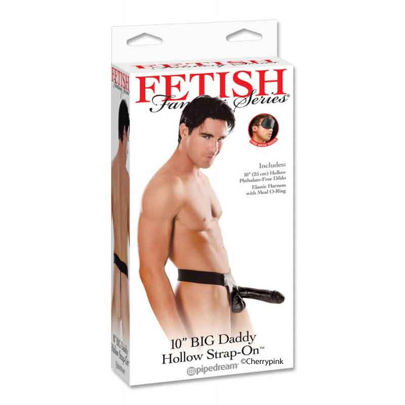 Fetish Fantasy Big Daddy Hollow 10" Strap-On Outer Box.