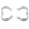 High-Quality Metal Handcuffs open view.