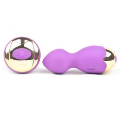 Rechargeable Luxury Vibrating Egg with its remote.