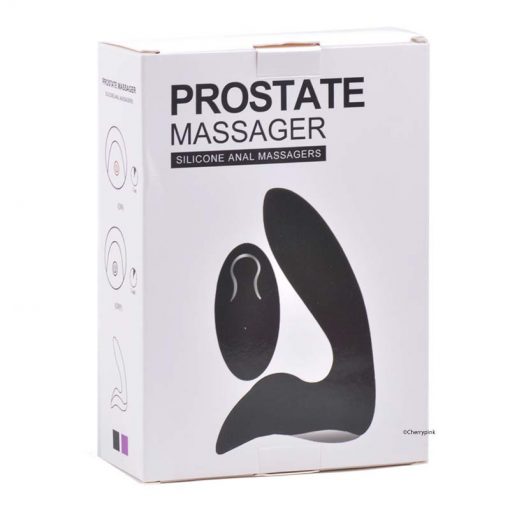 Remote Control Rechargeable Silicone Prostate Massager Display Box