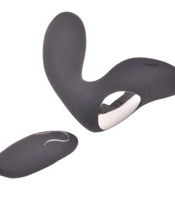 The prostate massager lying on its side