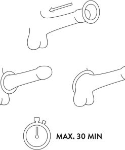 Cock ring drawings of how to put on a penis ring