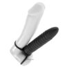 Fetish Fantasy Series Ribbed Double Trouble Strap-On on a Dildo.