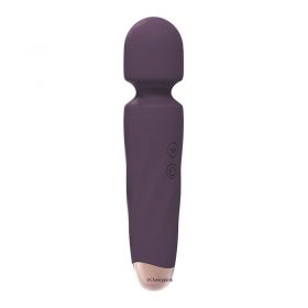 Royal Fantasies Nomia Rechargeable Wand Purple on a white Background