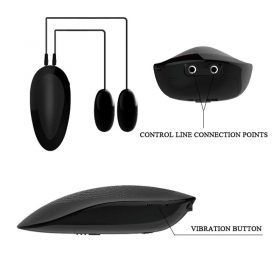 The remote controller and bullet vibrators from the masturbator on a white background