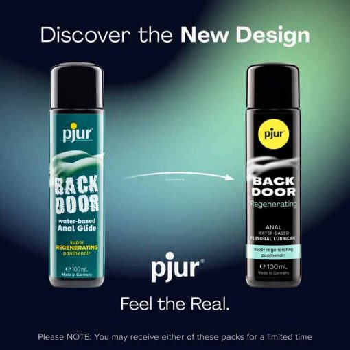 Pjur Backdoor Panthenol Glide 100 ml Old and New Bottle Design