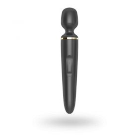 The black wand vibrator from the front