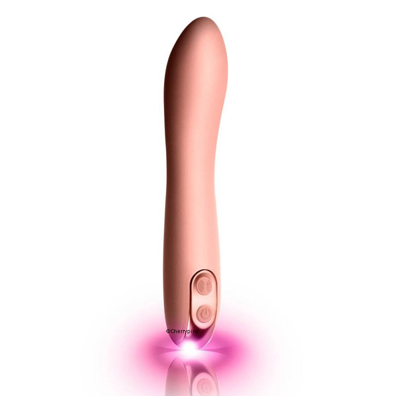 Rocks Off Giamo Rechargeable Vibrator Baby Pink in Colour.