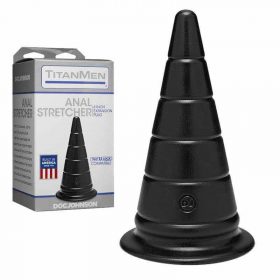 The black cone sex toy with its display box
