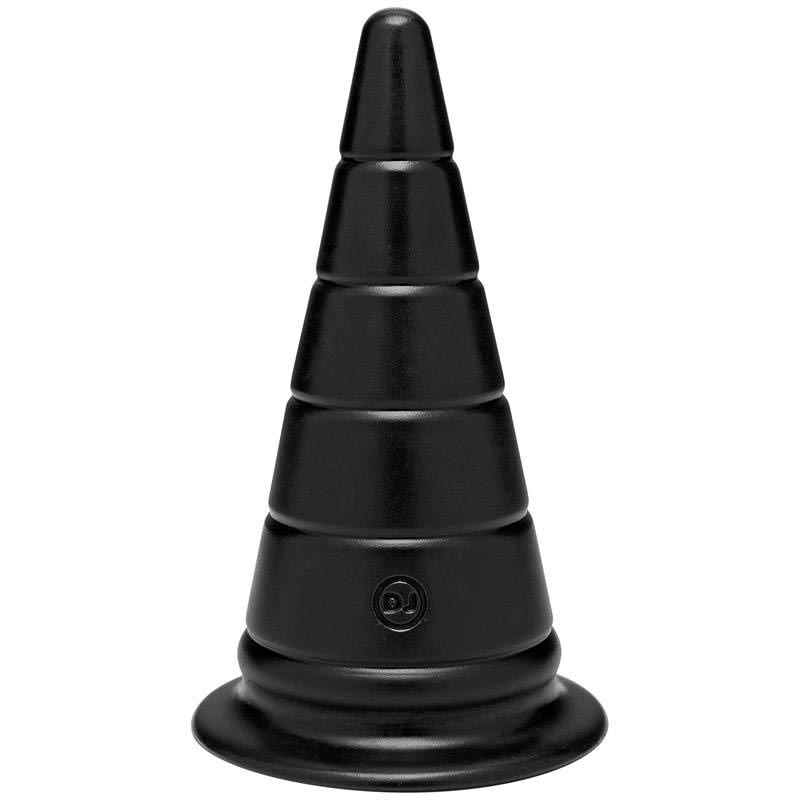 The black cone shaped anal challenge sex toy