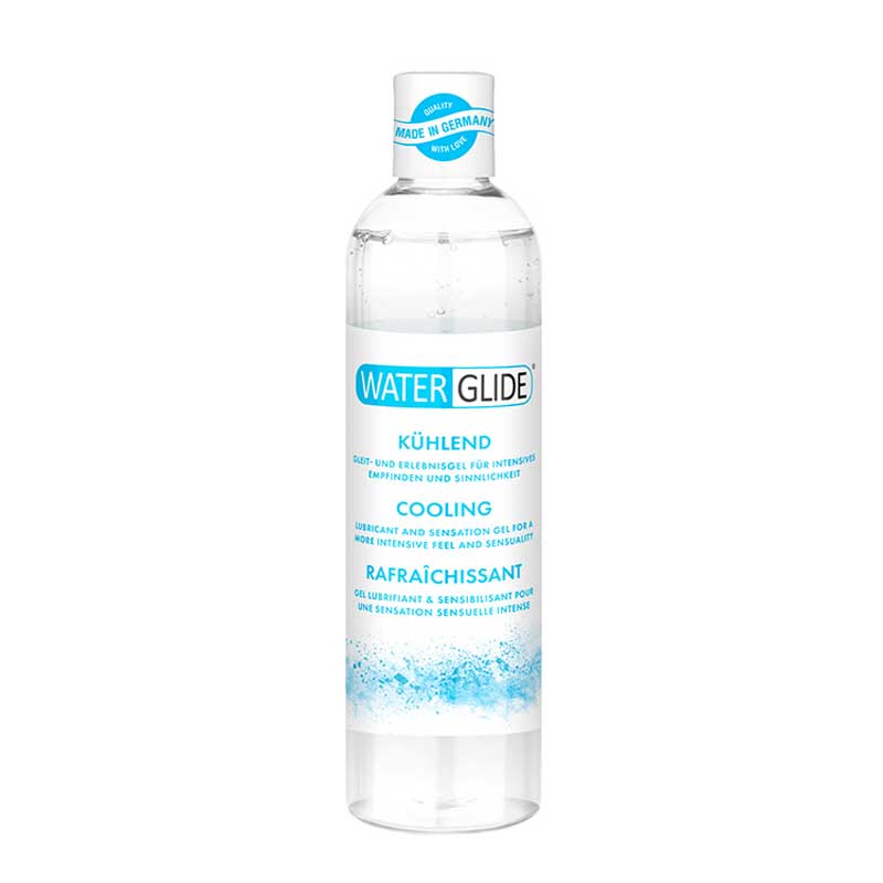A bottle of water-glide cooling gel