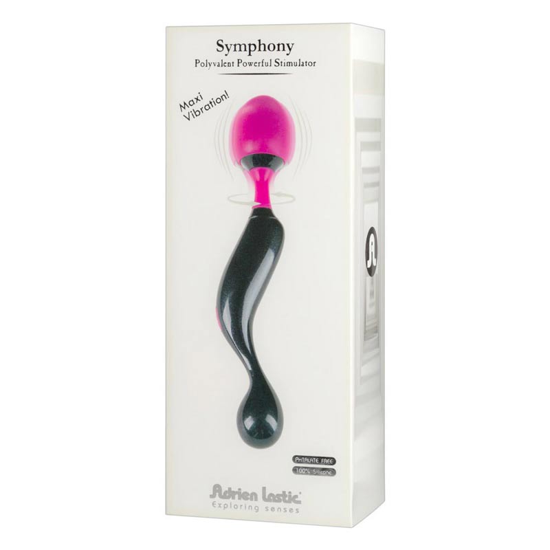 The display box from the Adrien Lastic Symphony Wand Massager