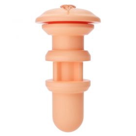 Side view of the autoblow vagina sleeve