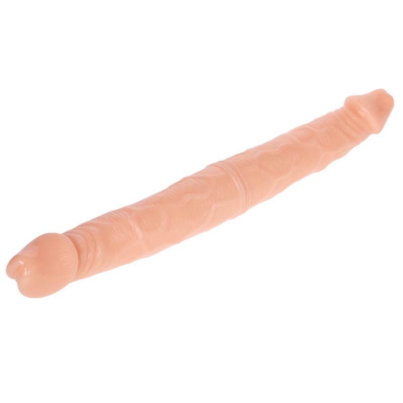 The dildo straight on a white background