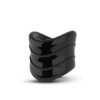 XLong Stay Hard Beef Ball Stretcher in Black.