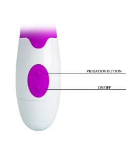 Close up of the controls of the Pretty Love Bruno Rabbit Vibrator