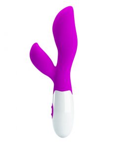 A side view of the pretty love clitoral stimulator and g-spot vibrator