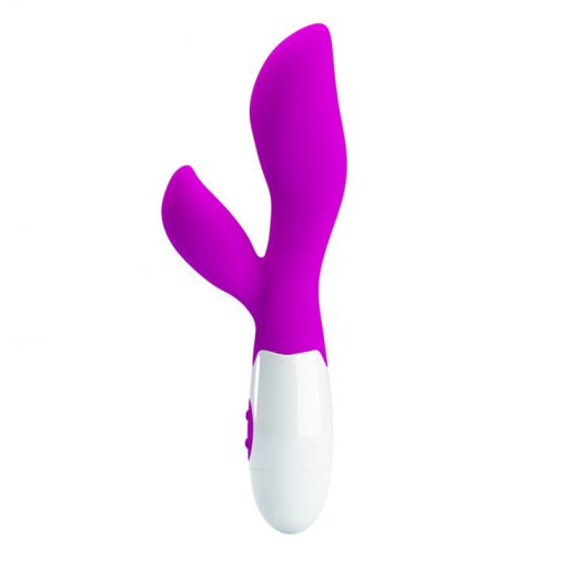 A side view of the pretty love clitoral stimulator and g-spot vibrator