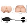 The crazy bull sex toy top and bottom with all its measurements and vibrating bullets