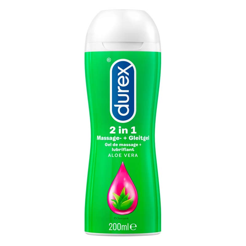 Durex Play Massage 2 In 1 Aloe Vera Gel 200ml Bottle