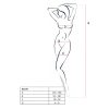 The size chart from the Passion String Design Bodystocking