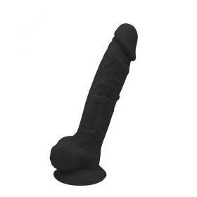Black Real Love Dildo 7 Inch with suction cup