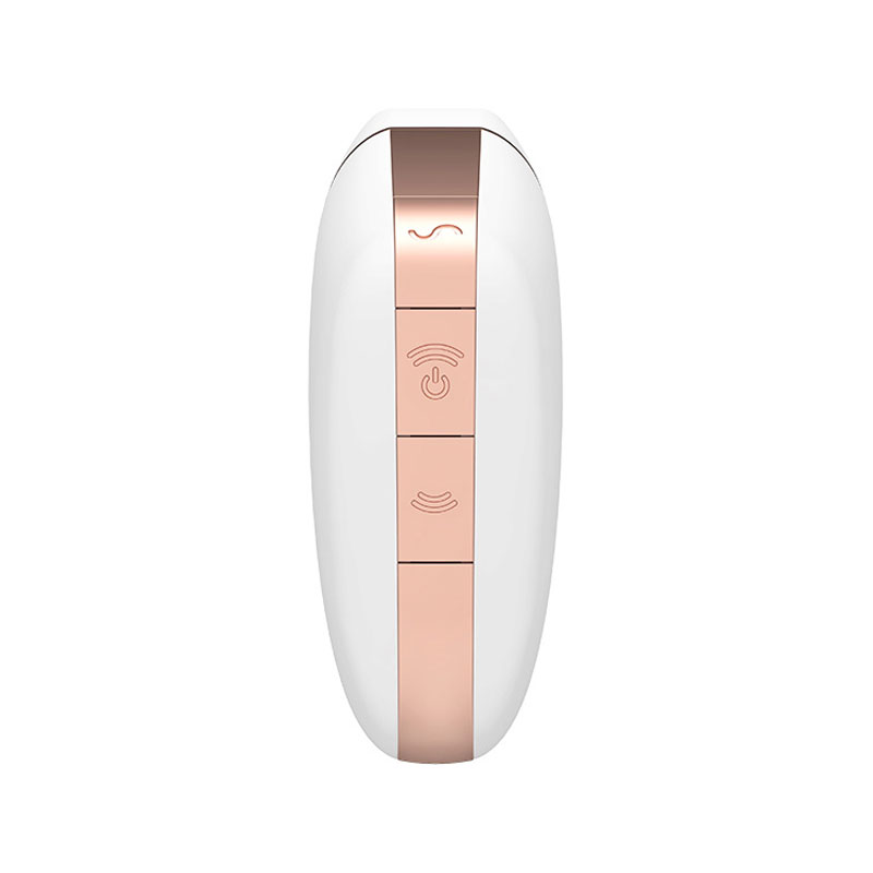 Back view of the white Satisfyer Love Triangle Vibrator