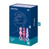 The blue display box from the Satisfyer Booty Call Plugs Multi Colour