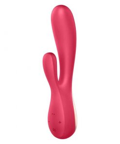 The front of the pink Satisfyer Mono Flex Rabbit Vibrator