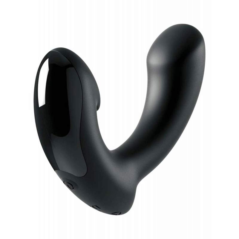 close up look at the base of the Sir Richard's Control Silicone P-Spot Massager