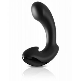 The black Sir Richard's Control Silicone P-Spot Massager