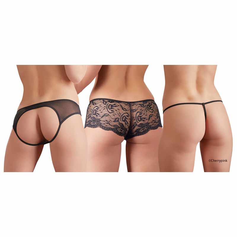 Cottelli Collection Panty 3 Pack Set Back view.