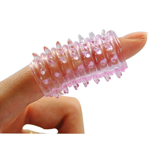 The Finger Silicone Sleeves has small nubs that excite the clitoris when masturbating