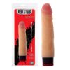 The realstuff 7inch flesh coloured vibrating dildo with its red display box