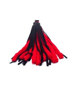 The leather and faux stings from the devil sticks mini flogger