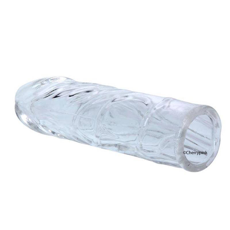 Side view of the Baile Clear Penis Sleeve