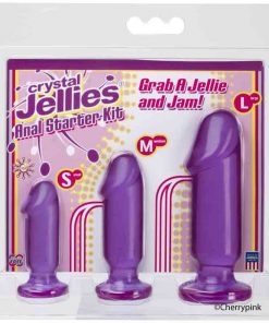 Crystal Jellies Anal Starter Kit Purple Outer Packet.