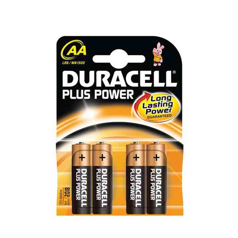 Duracell AA Batteries Packet Four pack