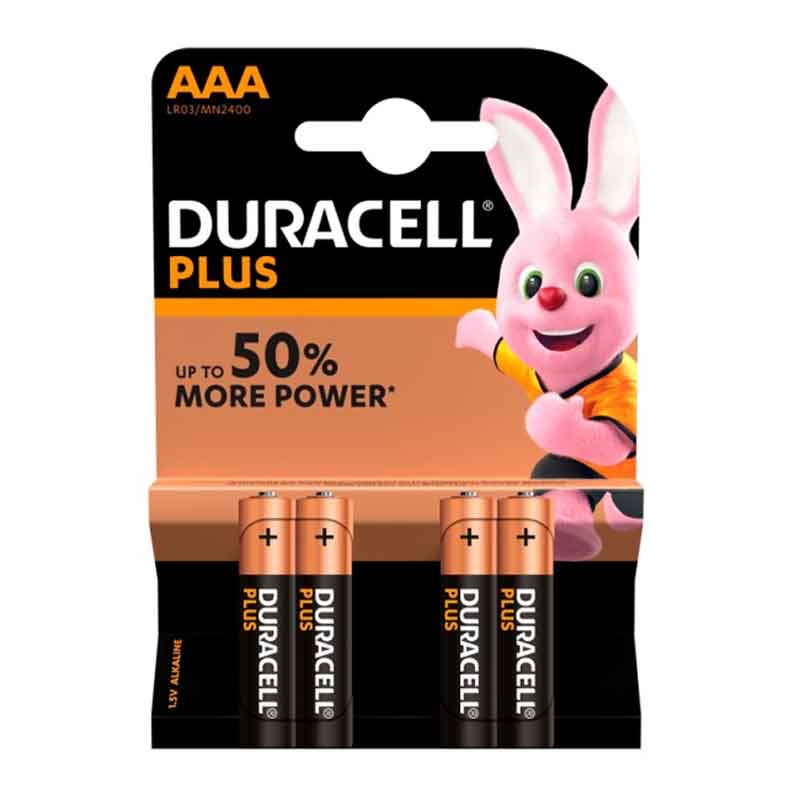 Duracell AAA Batteries Packet Four Packet