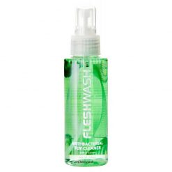 Fleshlight Fleshwash Antibacterial Sex Toy Cleaner Green Plastic Bottle
