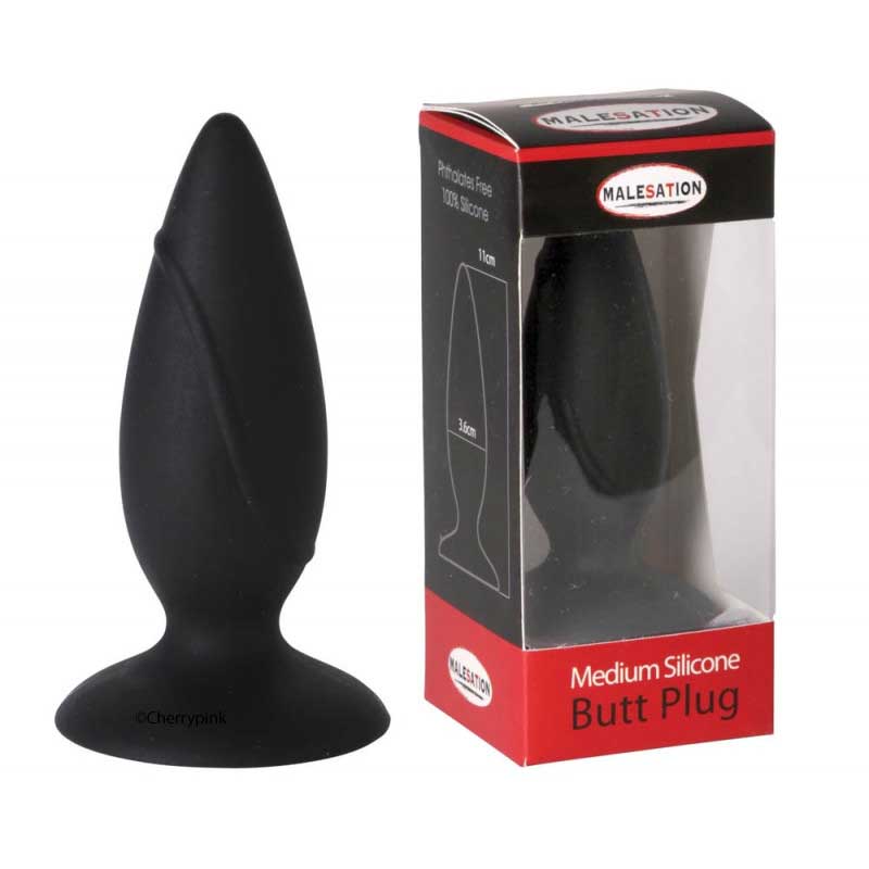 Malestation Silicone Plug Medium and its outer box.