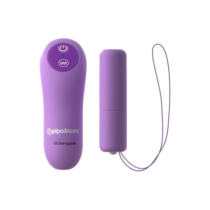 Panty With Vibrating Bullet And Thrill-Her Remote Purple bullet